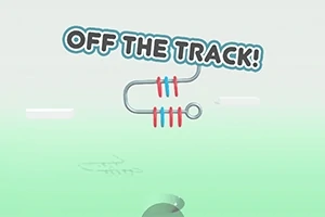Felirat: OFF THE TRACK!