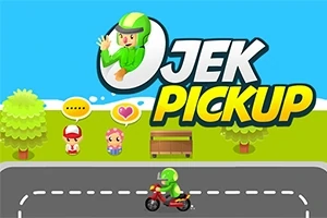 Zöld hátterű illusztráció, amelyen egy motoros zöld ruhában az úton halad, két karakter az út szélén áll, és egy tábla látható