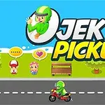 Zöld hátterű illusztráció, amelyen egy motoros zöld ruhában az úton halad, két karakter az út szélén áll, és egy tábla látható