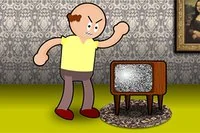 Üsd a tévét, míg szét nem törik