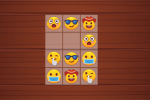 Kilenc emoji négyzetrácsban falap háttéren