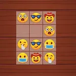 Kilenc emoji négyzetrácsban falap háttéren