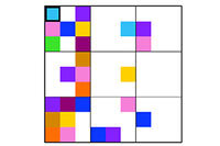 Fill the grid with colors