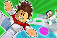 Obby Blox Parkour egy érzelmekkel teli 3D parkour arcade játék