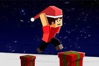 Látványos mutatványok Parkour Block Christmas játékban