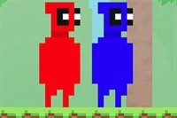 A pixelpool család kék és piros emberkéinek biztonságban el kell jutniuk