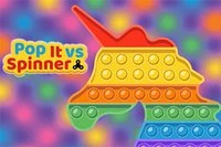Mennyit tudsz eltüntetni a tábláról a Pop It vs. Spinner játékban?