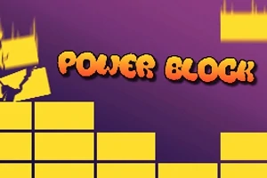 Sárga téglalapok és a Power Block felirat lila háttérrel