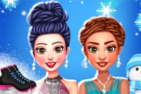 Üdvözöljük a Princess Winter Ice Skating Öltözetek játékban