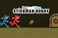 Készen állsz a két nagyon aranyos testvér, a kék és a piros stickman