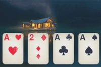 A Refuge Solitaire játékban a külső paklikat kell rendezni a középső 8