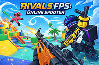 Rivals FPS: Online Shooter egy gyors, kockás lövöldözős játék online csatákkal