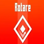 Narancssárga háttér fehér szöveggel és geometriai mintával