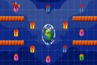 Karácsonyi ajándékos puzzle játék