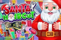Santa Haircut vicces hajvágós játék Mikulással