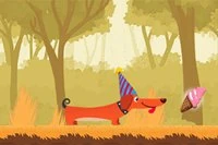 Csatlakozz egy bátor és bájos tacskóhoz a Sausage Dog játékban!