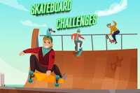 A Skateboard Challenges dinamikus játék, ahol a játékosok képességeiket