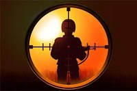 Sniper King 2D The Dark City egy lövöldözős játék