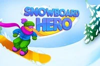 Snowboardozz le a hegyen, kerüld ki az akadályokat