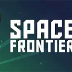 Rakéta kilövés közben sötét háttérrel, mellette a Space Frontier felirat