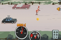 This racing game focuses on timing
