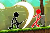 Készítés, szintlépés, harcok ellenséges stickmanekkel