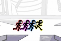 Stickman Party Electric egy szórakoztató kalandjáték két játékosnak