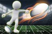 Futójáték és Rugby Kickjáték keveréke