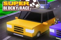 A Super Blocky Race egy szórakoztató autóverseny játék