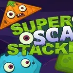 Rajzfilmszerű, különféle formájú és ijesztő arcú szörnyecskék egy lila háttér előtt, zöld és fehér szöveggel