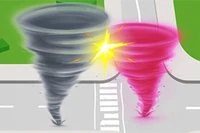 Szórakozz a Super Tornado.io játékunkkal a .io szimulációs