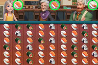 3 sushi illesztése egy ízletes puzzle kihívásban