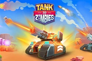 Egy futurisztikus tank világos, színes háttérrel, amelyből rakéták és lövések indulnak ki