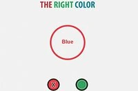A Right Color egy játék, amelyet a Stroop-hatás ihletett