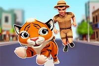 Izgalmas és érdekes tigris parkourjáték, olyan szórakoztató, mint a