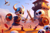 Állj ellen az élőhalott viking támadásoknak!