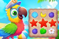 Indulj egy színes kalandra a Tropical Match játékban!