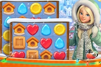 Vega Mix: Fairy Town egy vidám, téli történetű hármasítós játék