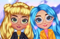 Téli e-girl öltöztetése