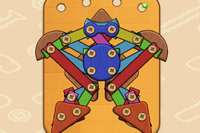 Üdvözöljük a Wood & Screw Puzzle játékban, ahol a rejtvények