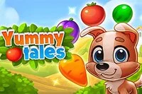 A Yummy Tales egy nagyon szórakoztató online hármasítós játék