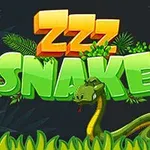 A kép közepén a ZZZ Snake felirat látható buja növényzettel és egy kígyóval körülvéve